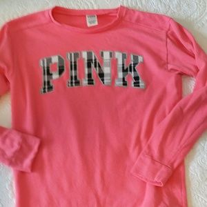 PINK Victoria's Secret Light Sweatshirt Heavy T